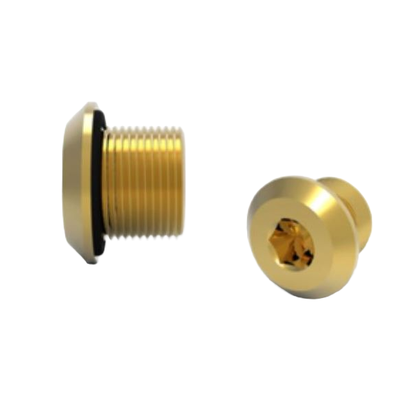 Hawke Domehead plugs Messing met Metrische draad BRDOME487M20